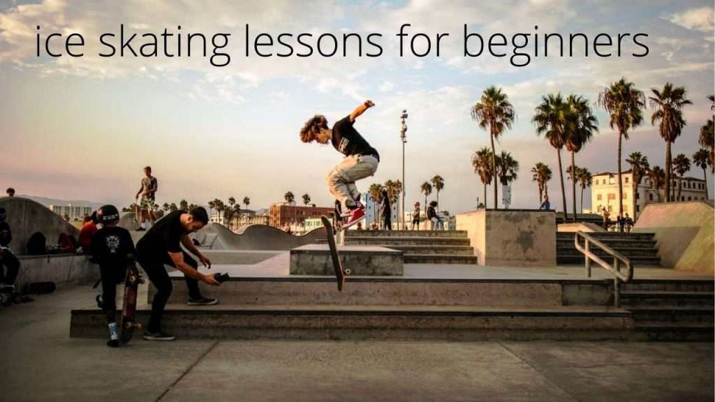 Ice skating lessons in the US.