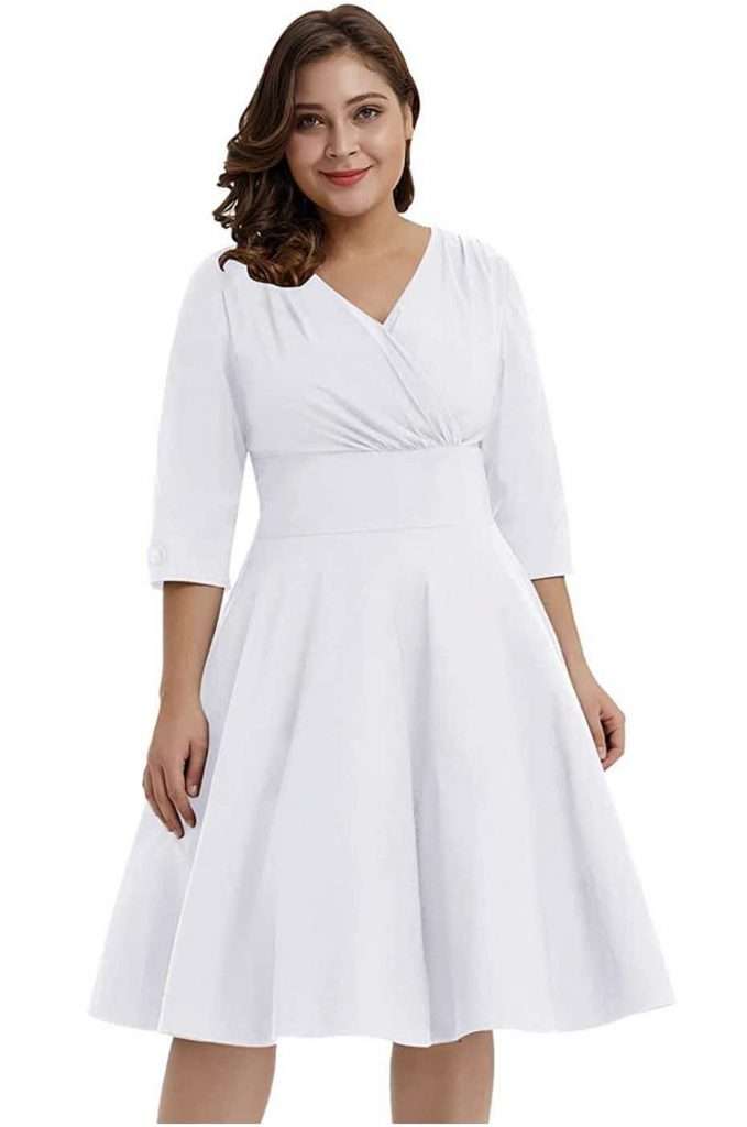 11 Best White Bachelorette Dresses Plus Size for 2022