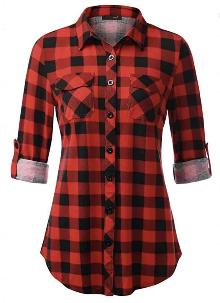 3. DJT Womens Collared Button Shirt