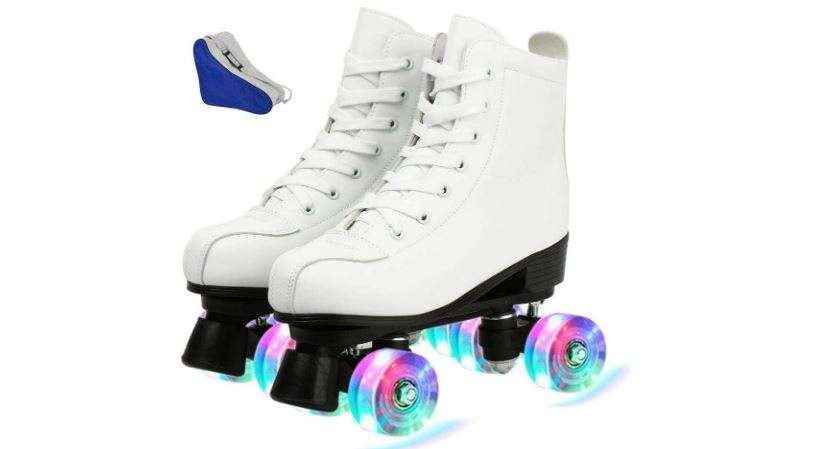 Jessie PU Leather Roller Skates